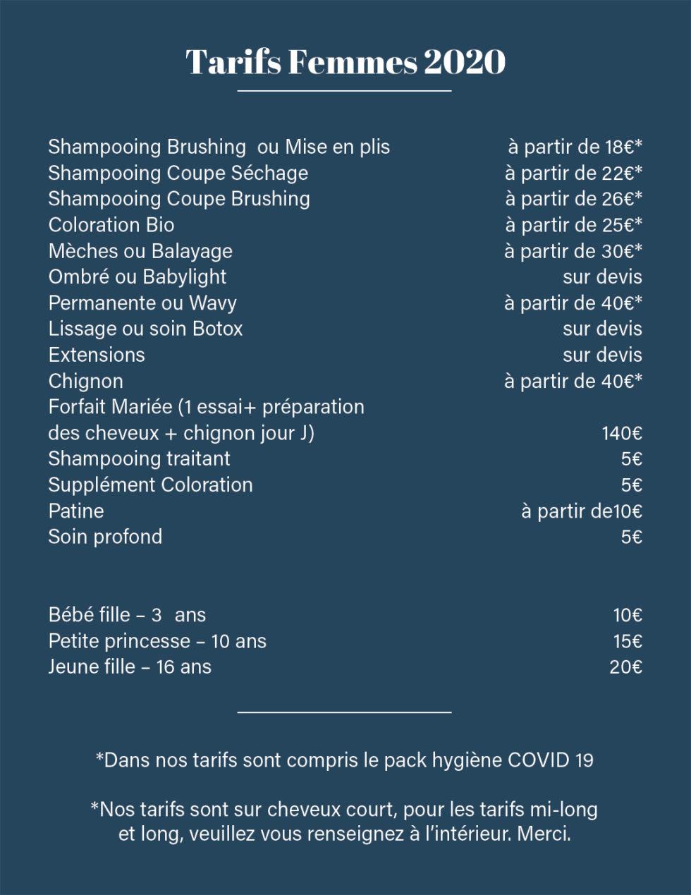 Tarifs coiffure mixte barbier à Apt 84 ⋆ Bulle d'hair by Sev